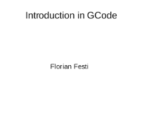 Einführung in GCode und LinuxCNC